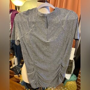 Athleta Pacifica Heather  Gray Short Sleeve Tee